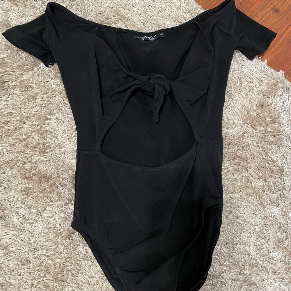 Motel rocks black cut out bodysuit